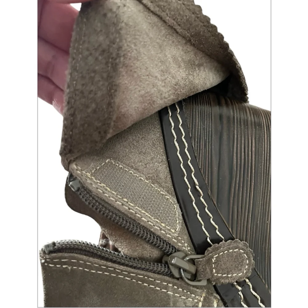Dr. Scholl’s Suede Ankle Boots, Women’s Size 8.5M, Taupe